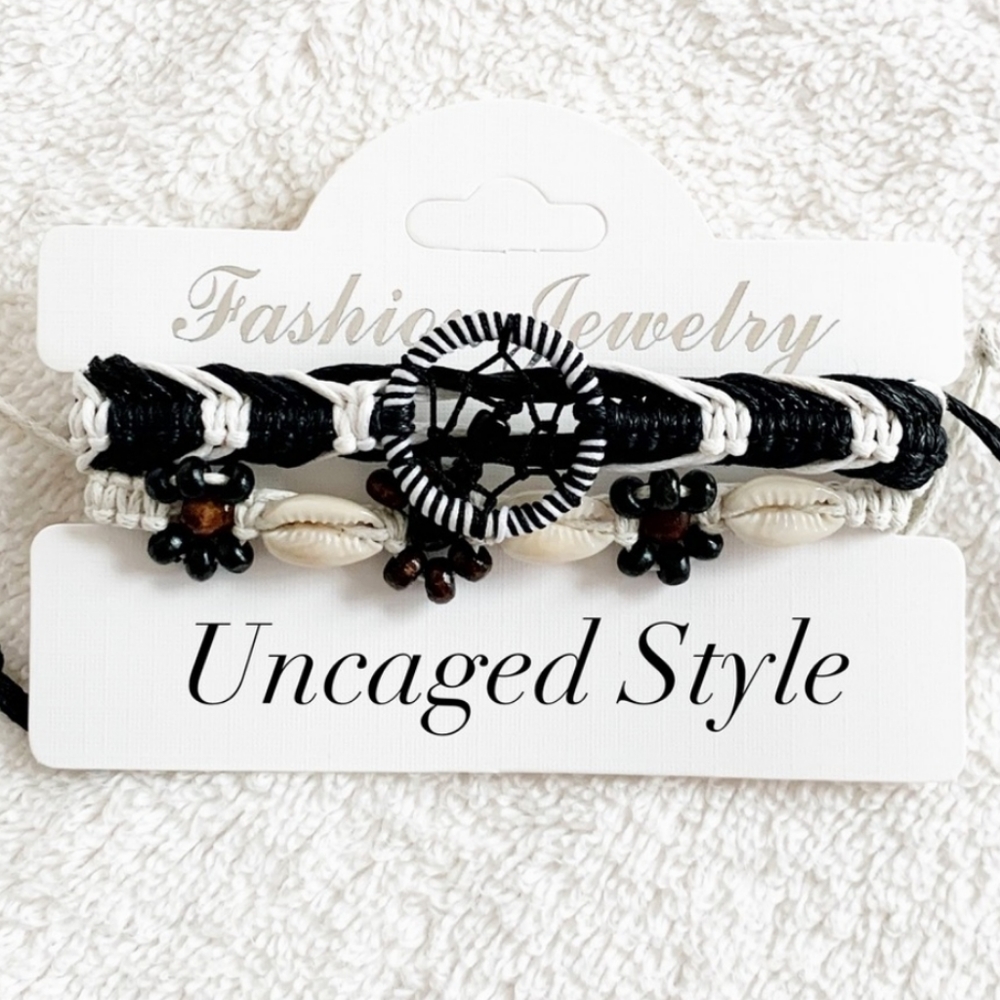 Handmade Dream Catcher & Shell Anklets/Bracelets